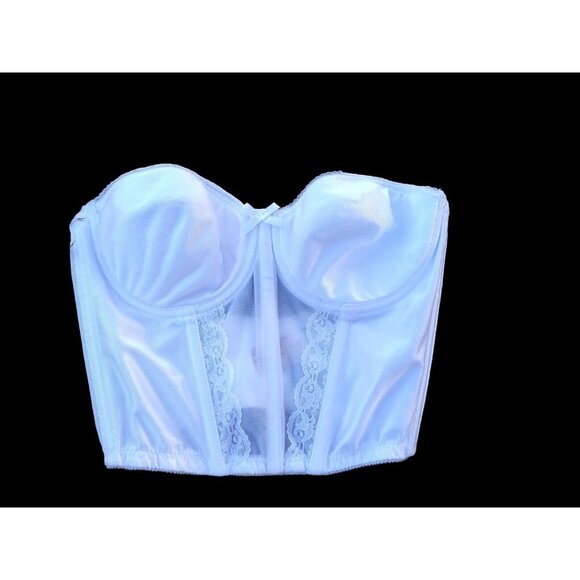 Vintage Emoire Intimates USA Strapless Bra 32 C Top Corset White /ivory - Picture 1 of 12